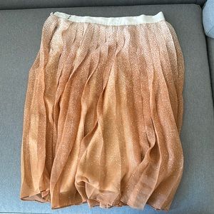 Club Monaco Printed Pleated Skirt Size 2